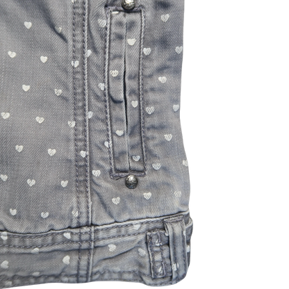 ONLY HEART DENIM JACKET - S