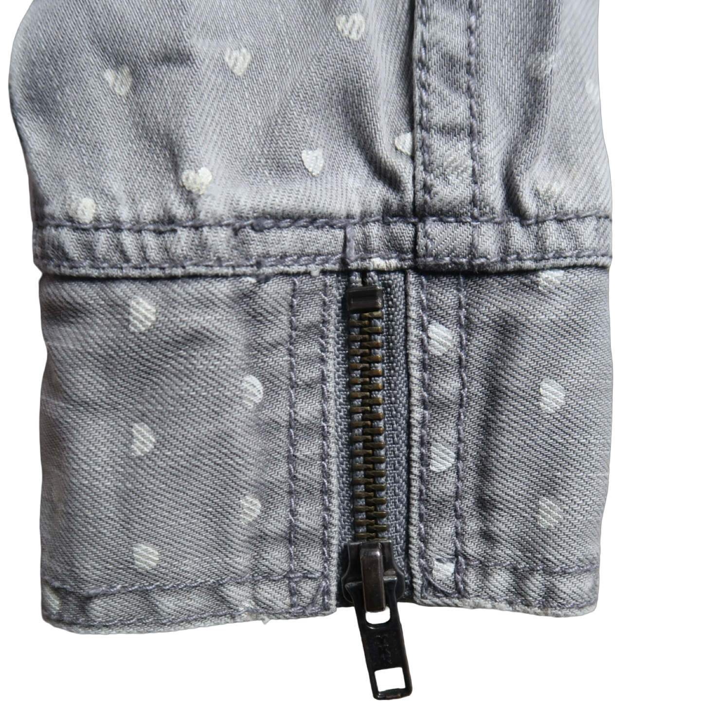 ONLY HEART DENIM JACKET - S