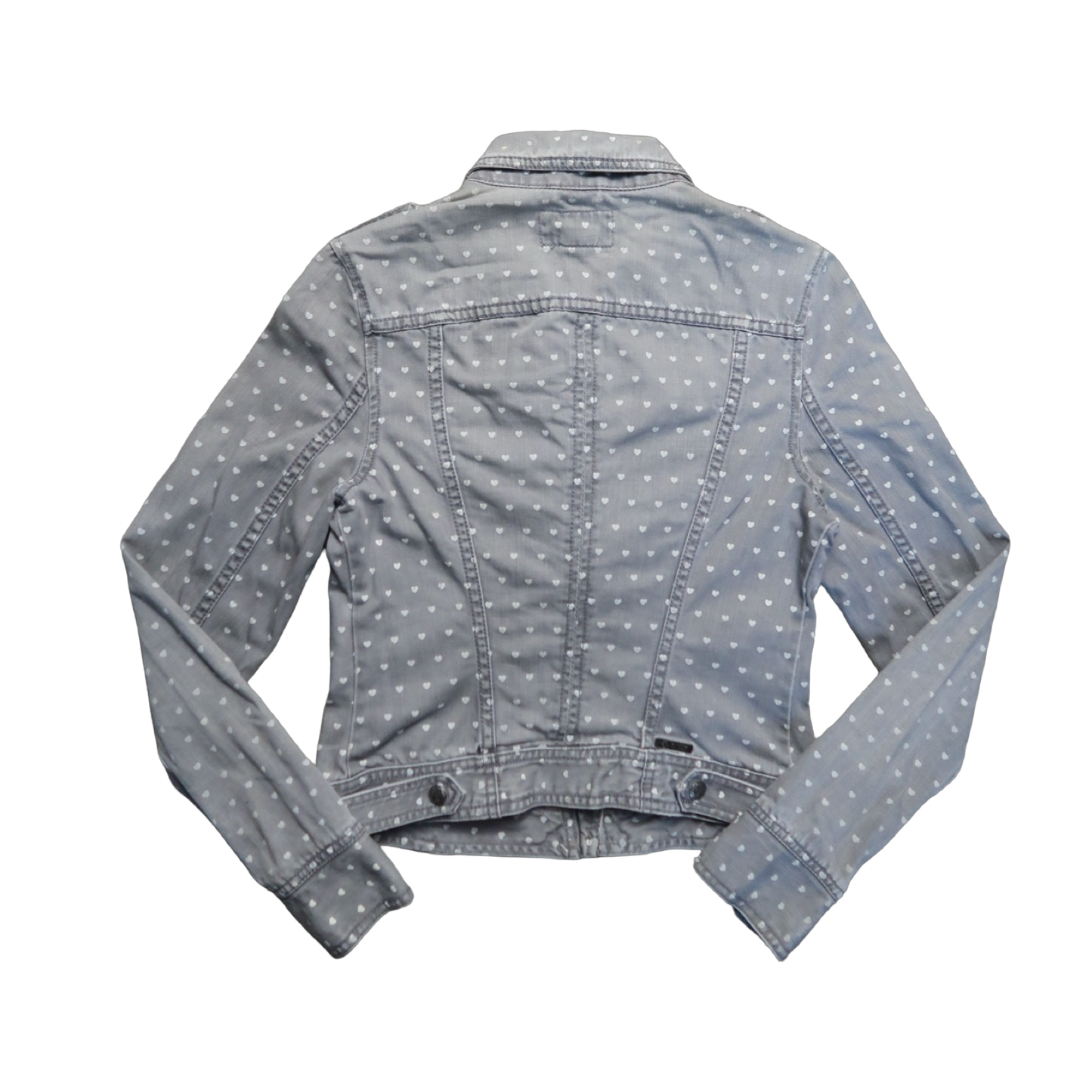 ONLY HEART DENIM JACKET - S