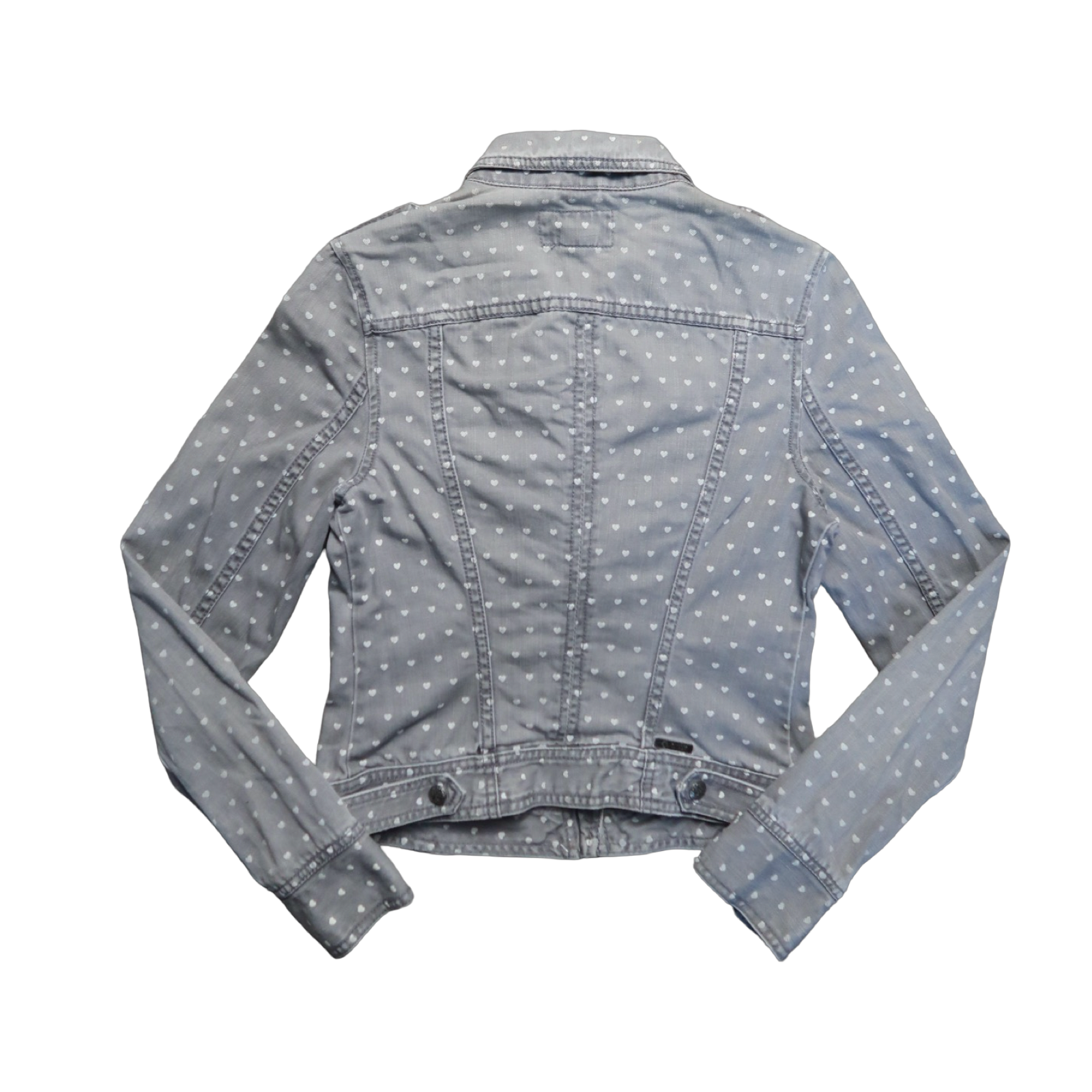 ONLY HEART DENIM JACKET - S