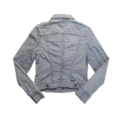 ONLY HEART DENIM JACKET - S