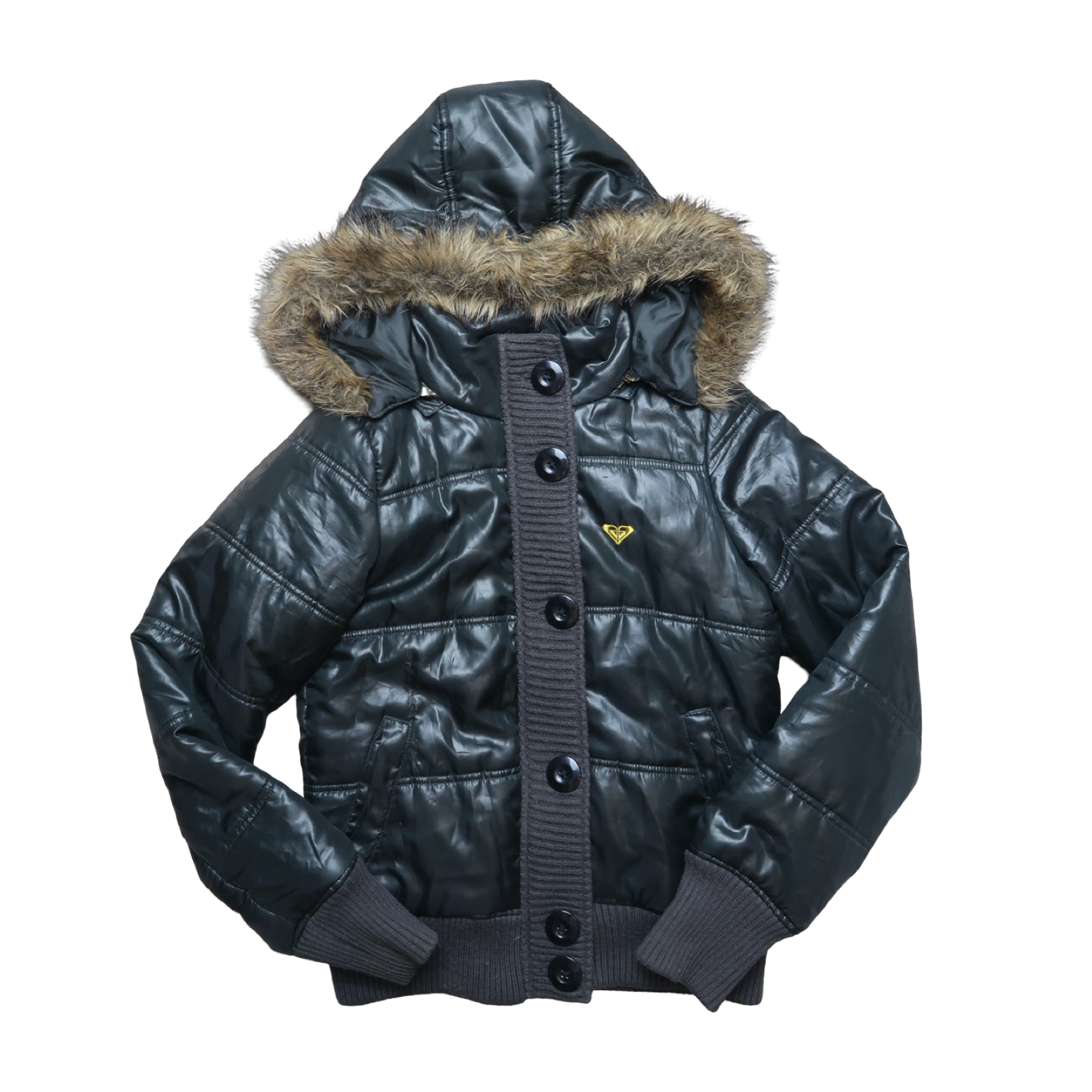 ROXY FUR PUFFER - M