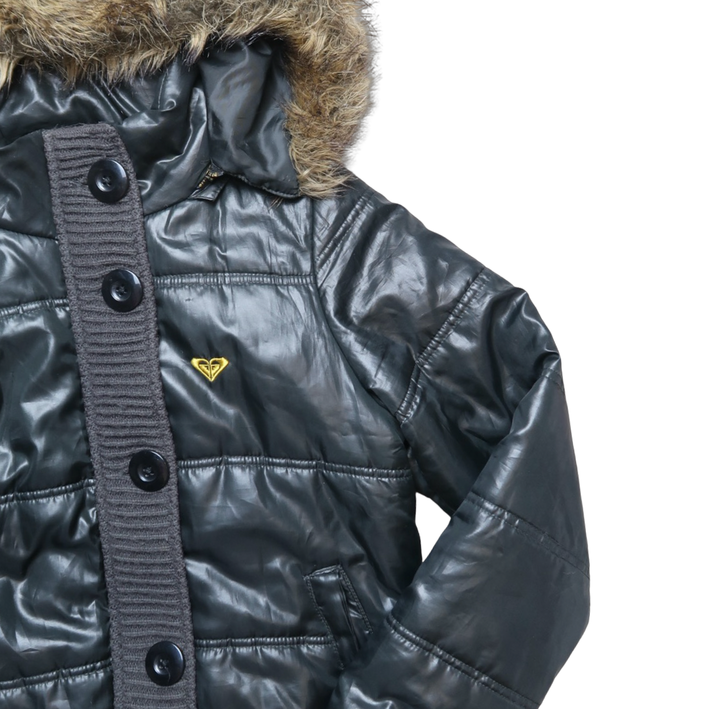 ROXY FUR PUFFER - M