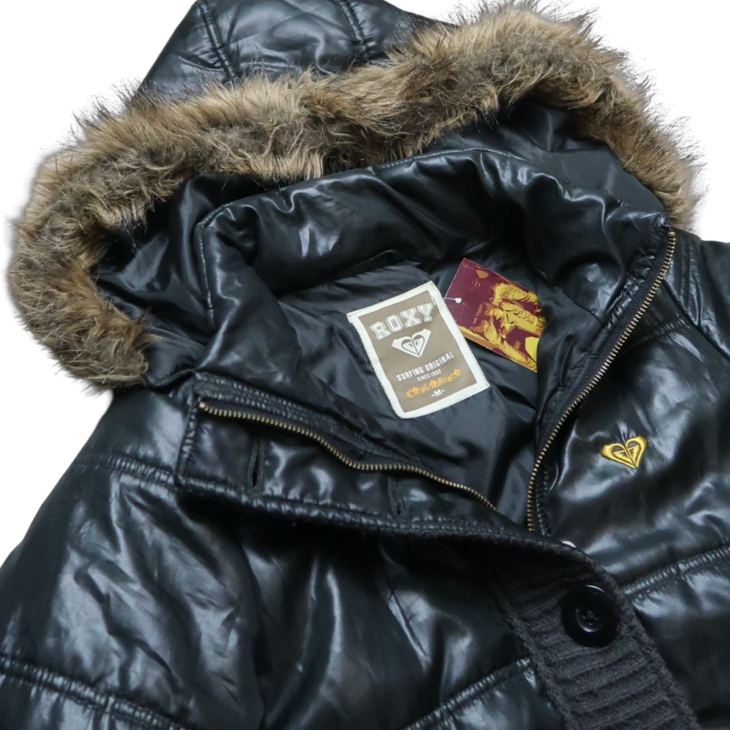 ROXY FUR PUFFER - M