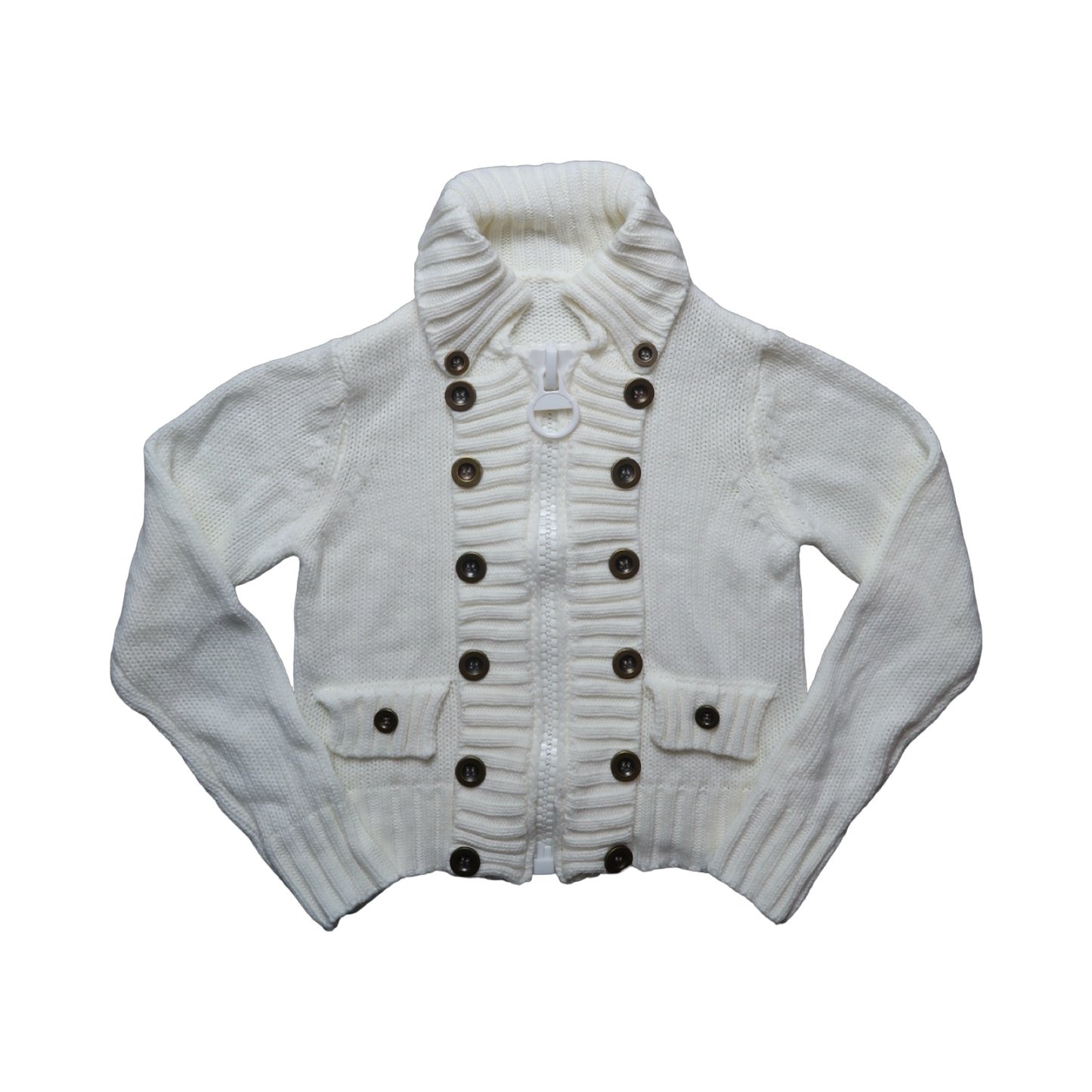 VINTAGE KNIT ZIP - S
