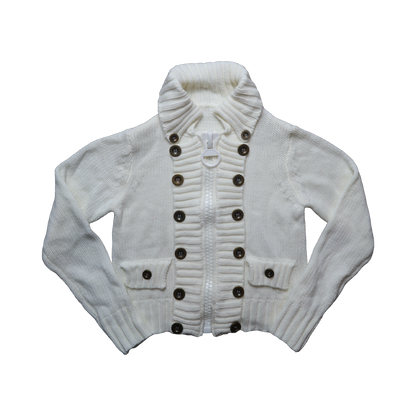 VINTAGE KNIT ZIP - S