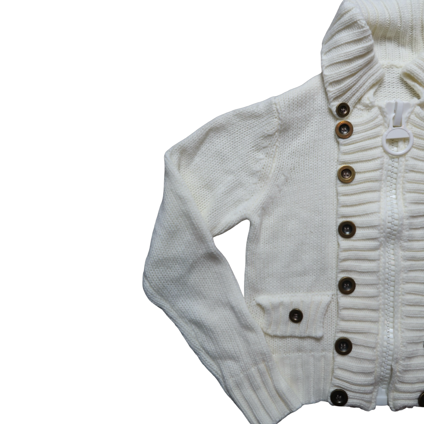 VINTAGE KNIT ZIP - S