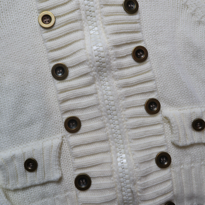 VINTAGE KNIT ZIP - S