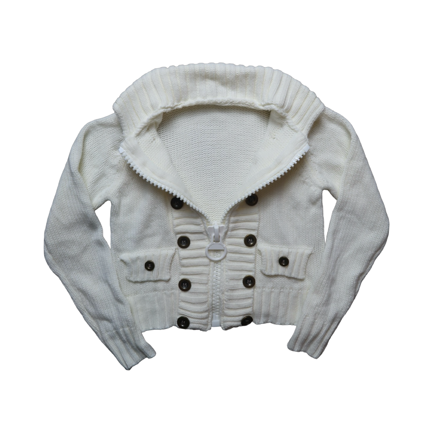 VINTAGE KNIT ZIP - S
