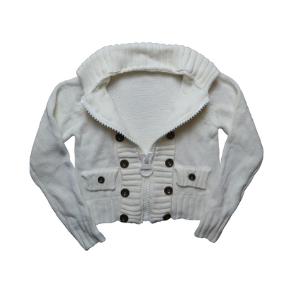 VINTAGE KNIT ZIP - S