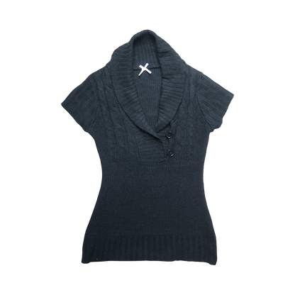 BLACK KNIT - M