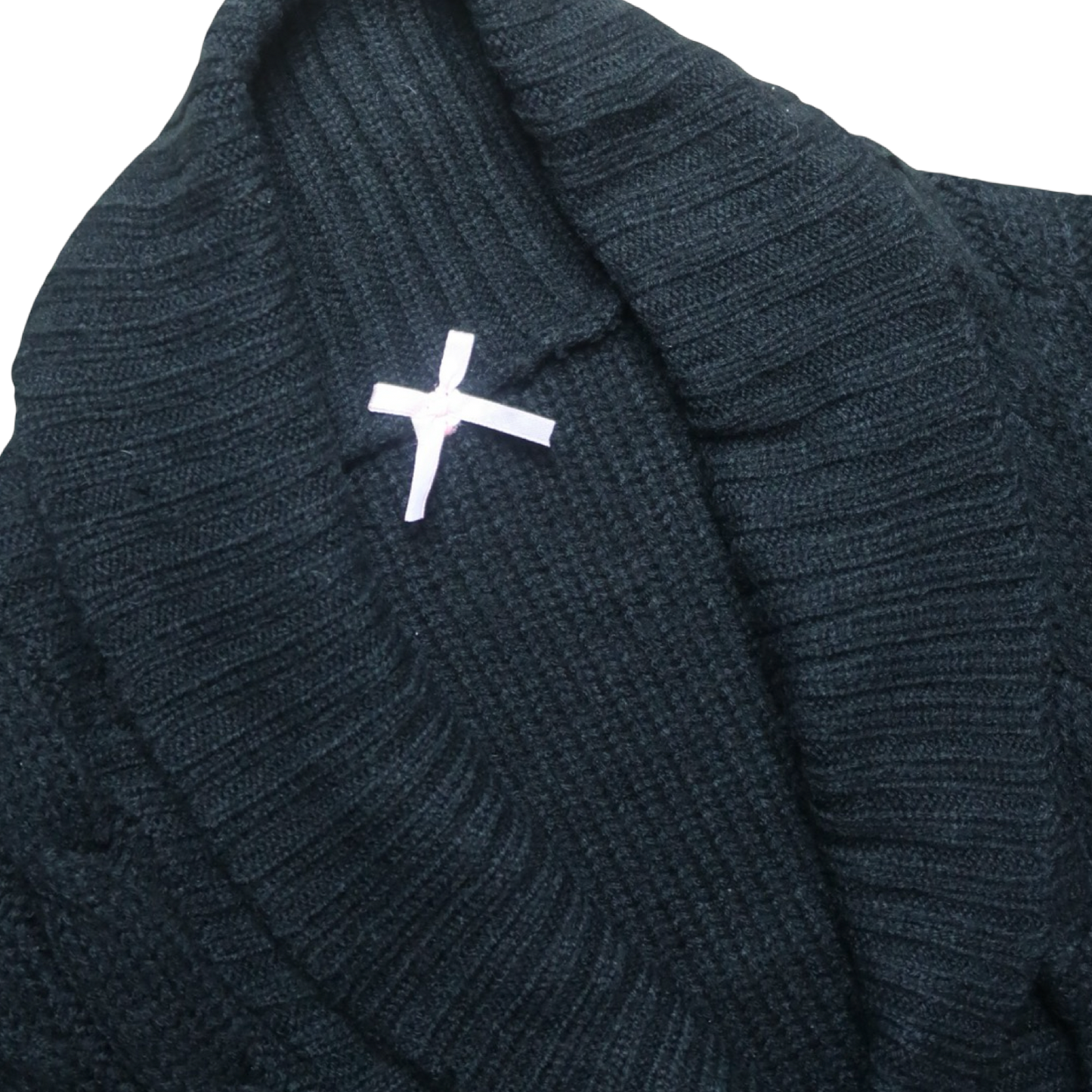 BLACK KNIT - M