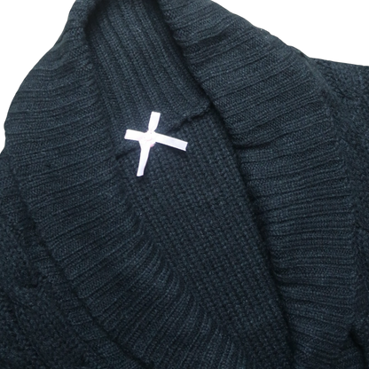 BLACK KNIT - M