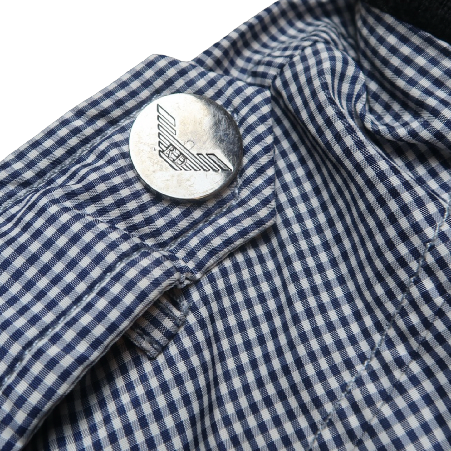RD BLUE CHECKERED JACKET - L