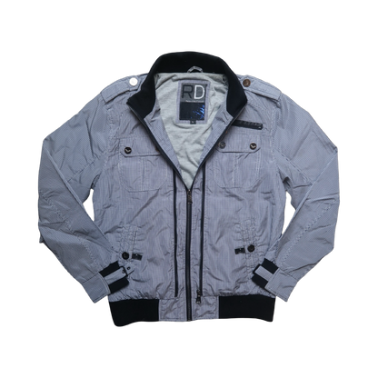 RD BLUE CHECKERED JACKET - L