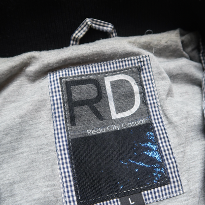 RD BLUE CHECKERED JACKET - L