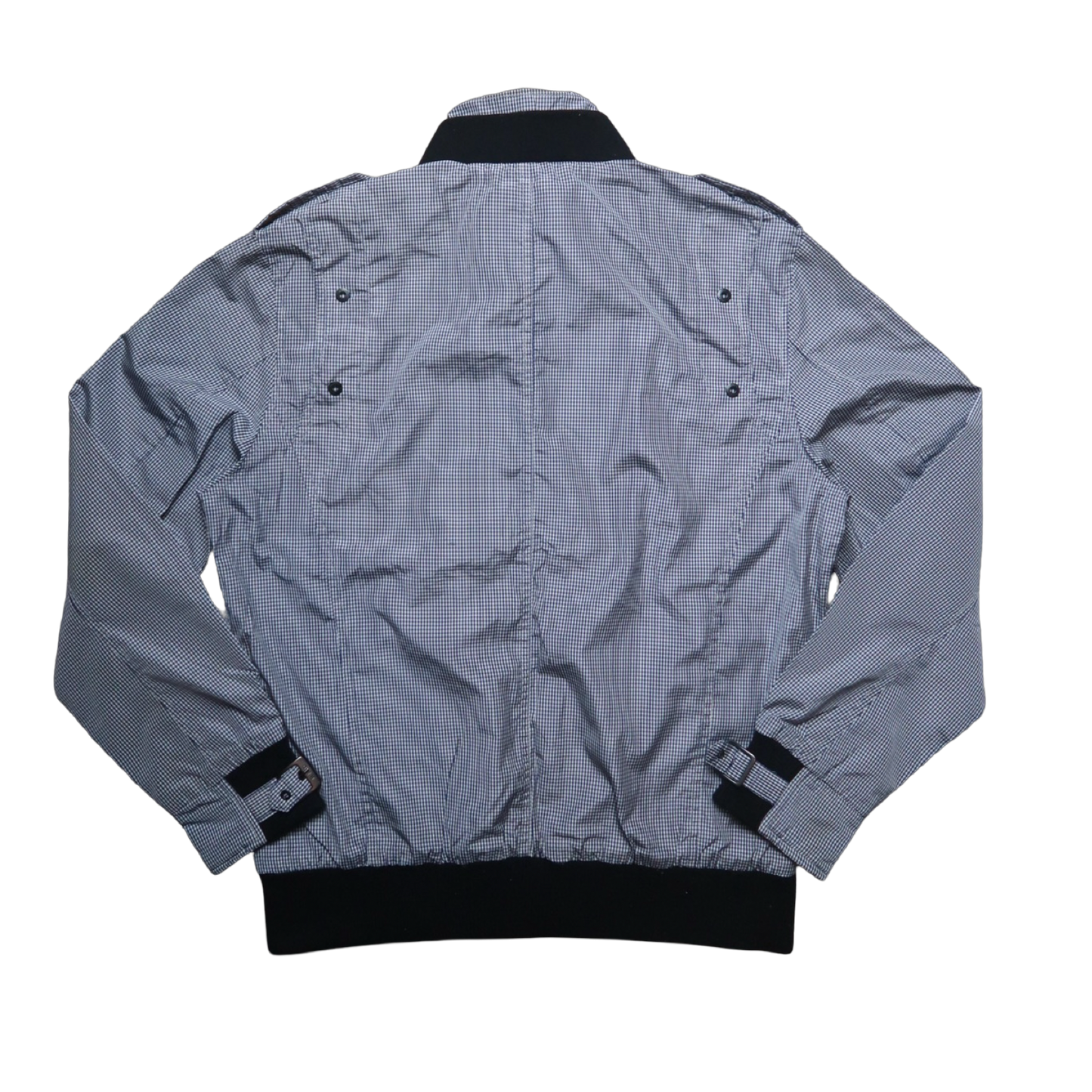 RD BLUE CHECKERED JACKET - L