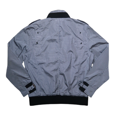 RD BLUE CHECKERED JACKET - L