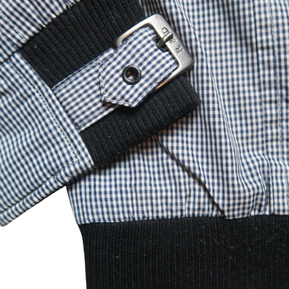 RD BLUE CHECKERED JACKET - L