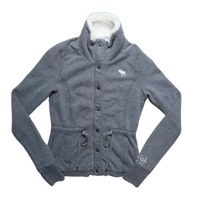 ABERCROMBIE & FITCH FUR JACKET - S