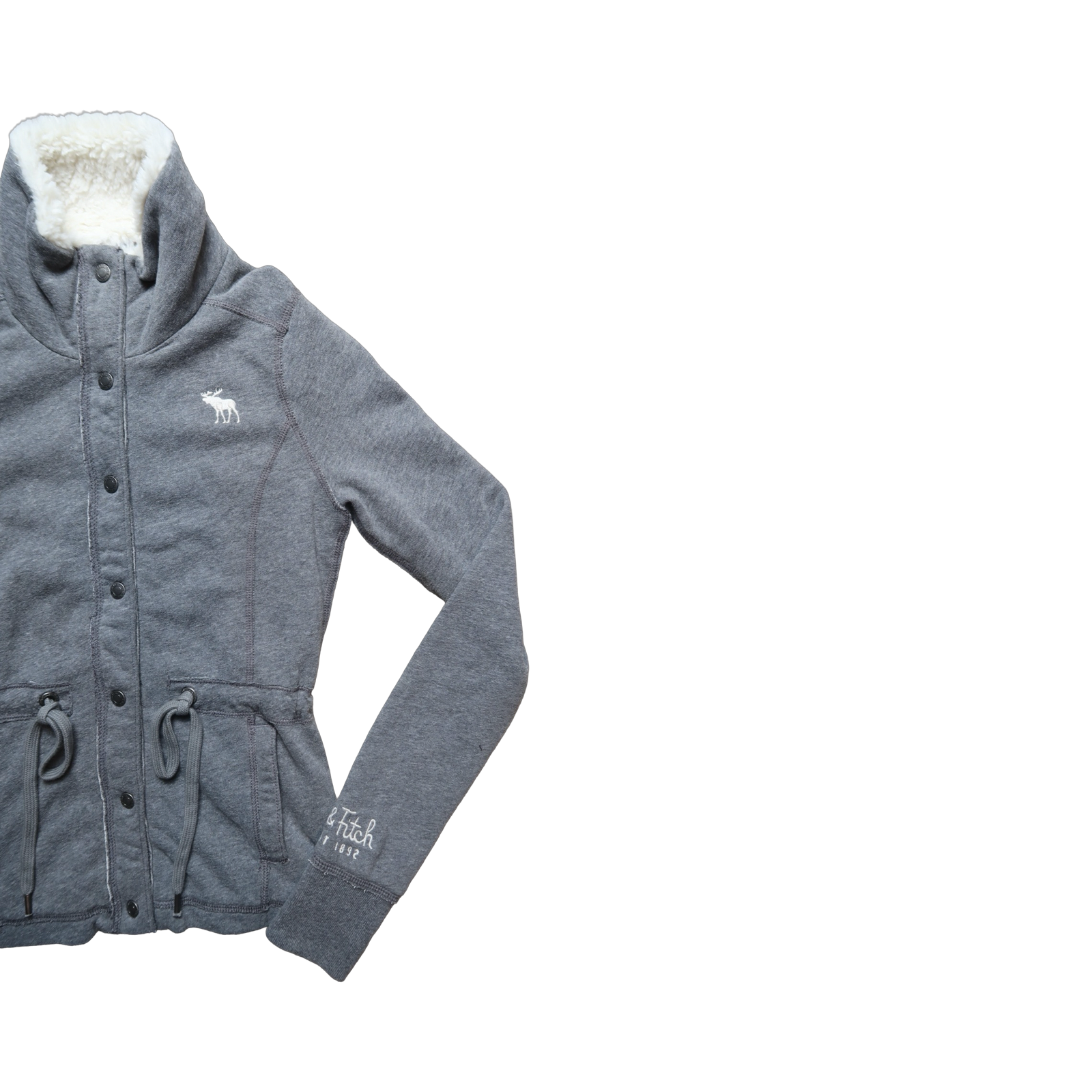 ABERCROMBIE & FITCH FUR JACKET - S