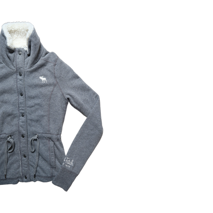 ABERCROMBIE & FITCH FUR JACKET - S