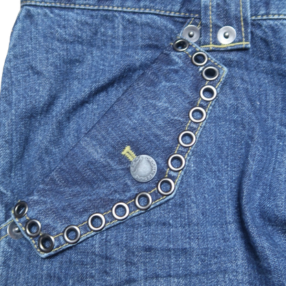 VINTAGE GROMMET JEANS - 32"