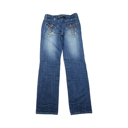 VINTAGE GROMMET JEANS - 32"