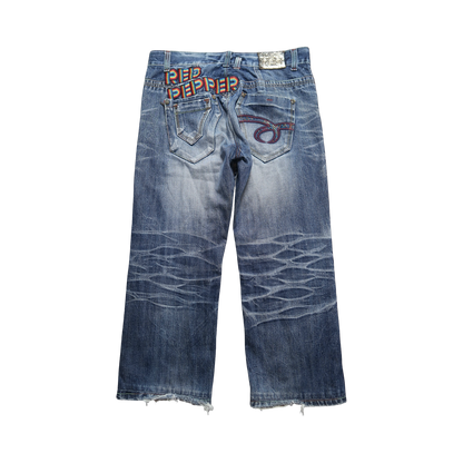 RED PEPPER BAGGY JEANS - 34"