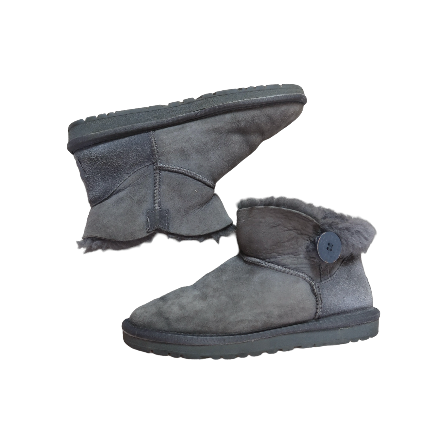 GREY FUR UGG - EU38