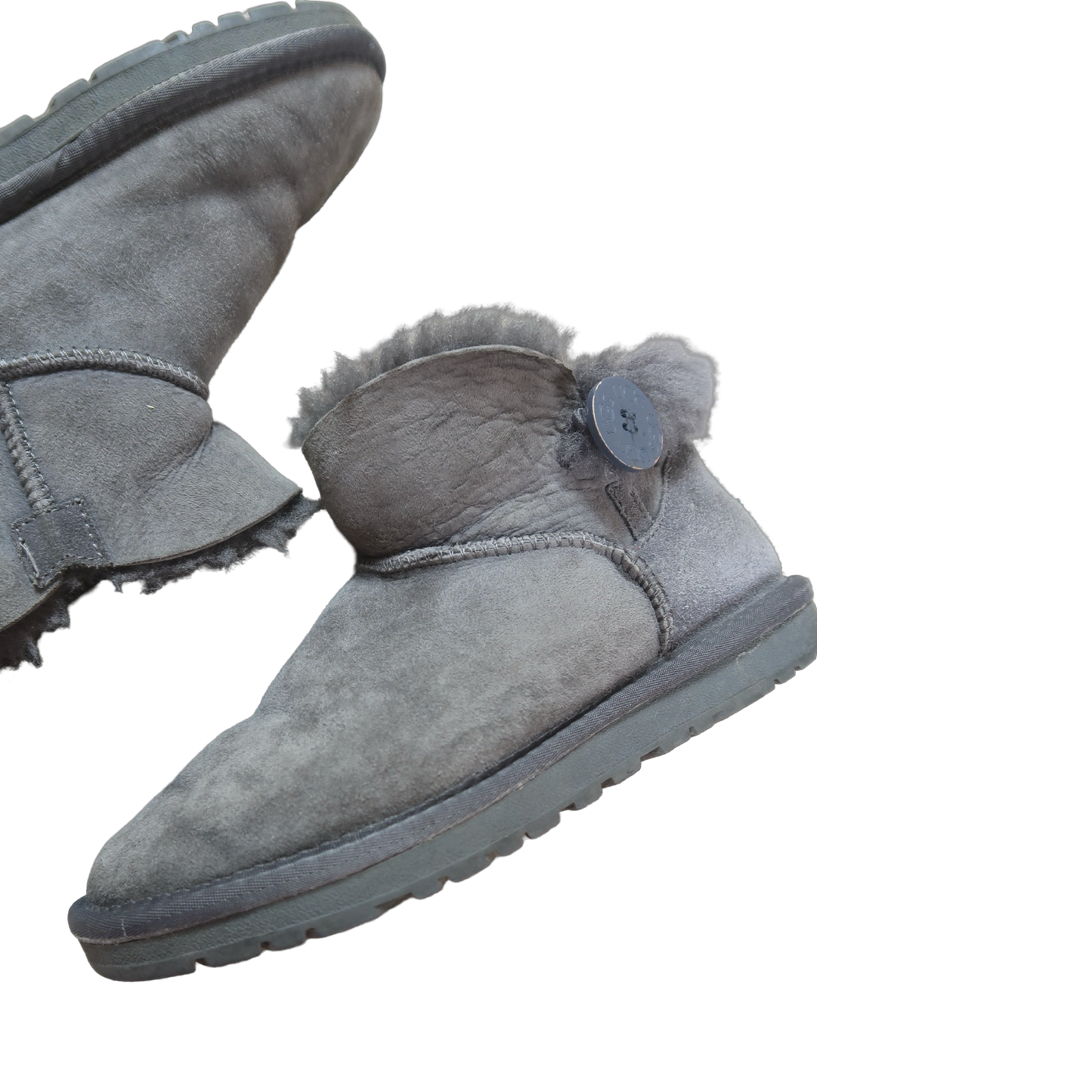 GREY FUR UGG - EU38