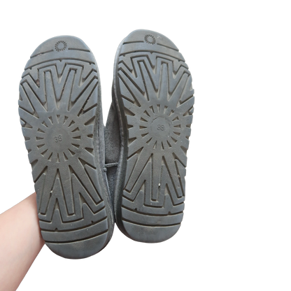 GREY FUR UGG - EU38