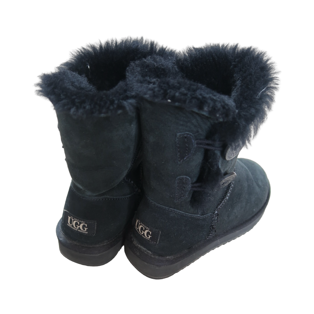 BLACK UGG FUR - EU38