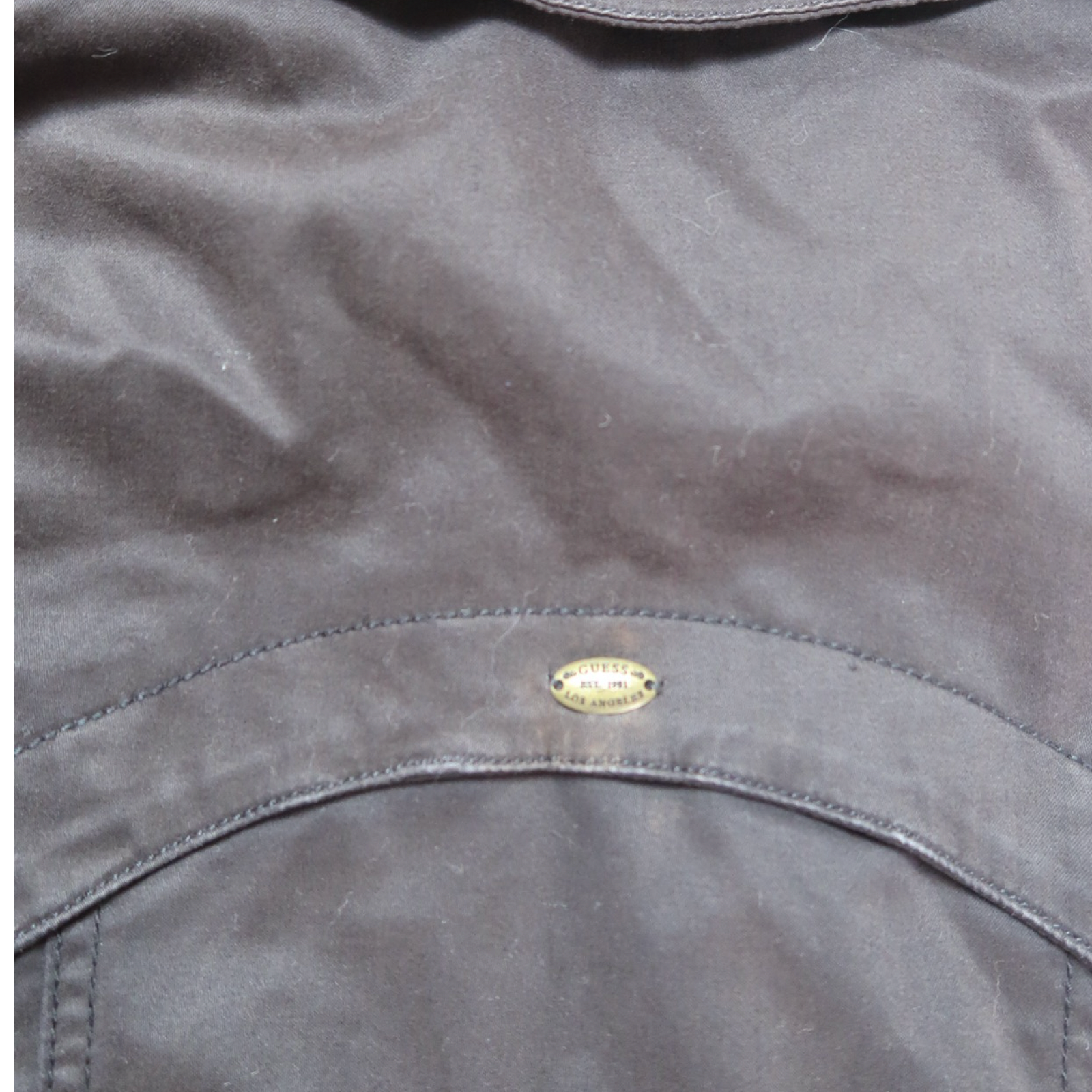 GUESS FUR JACKET - M