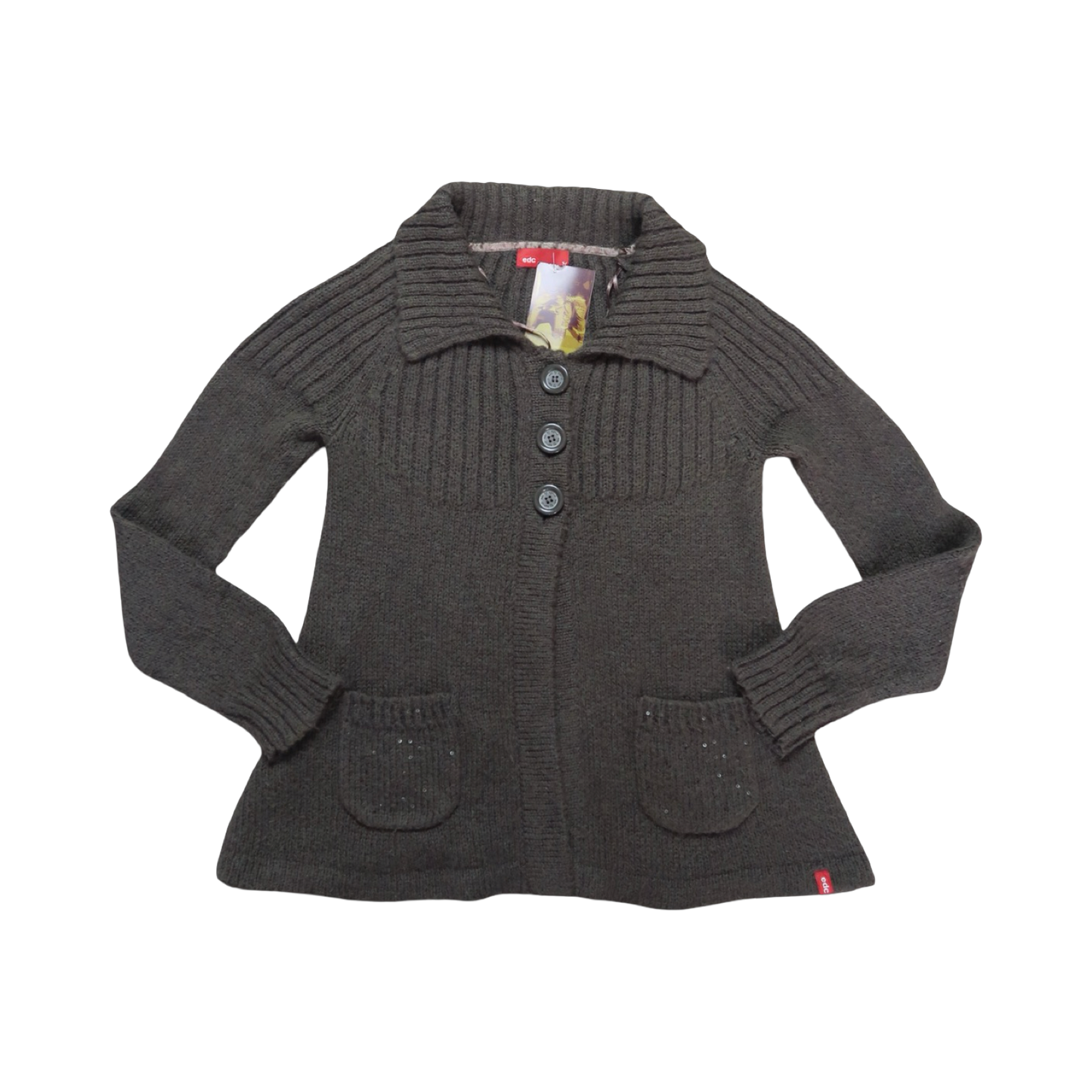 EDC BROWN SWEATER - M