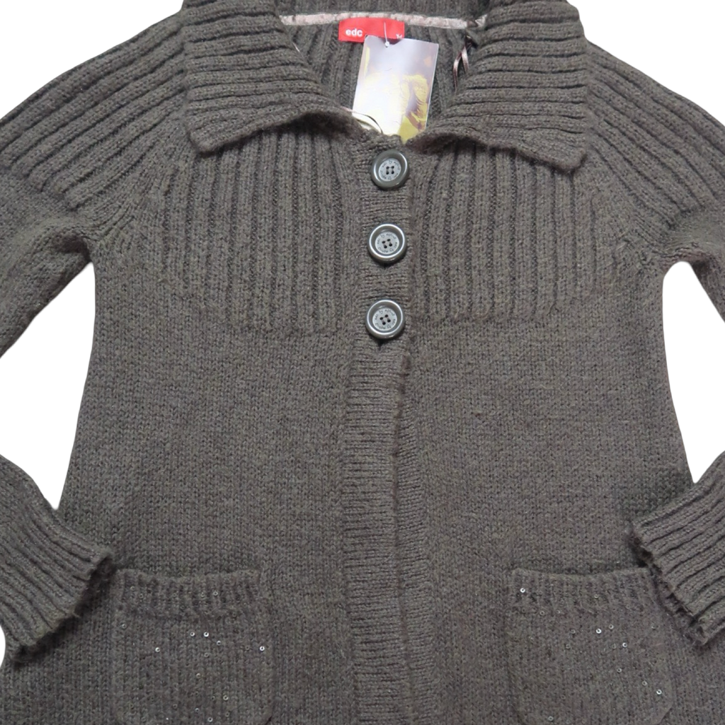 EDC BROWN SWEATER - M