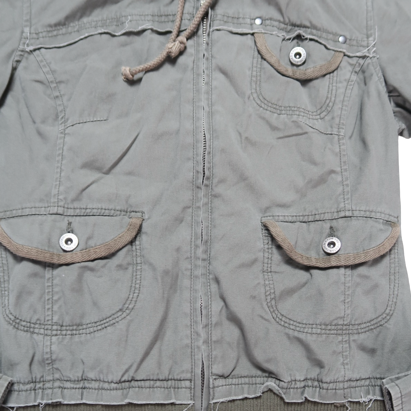VINTAGE CARGO JACKET - S