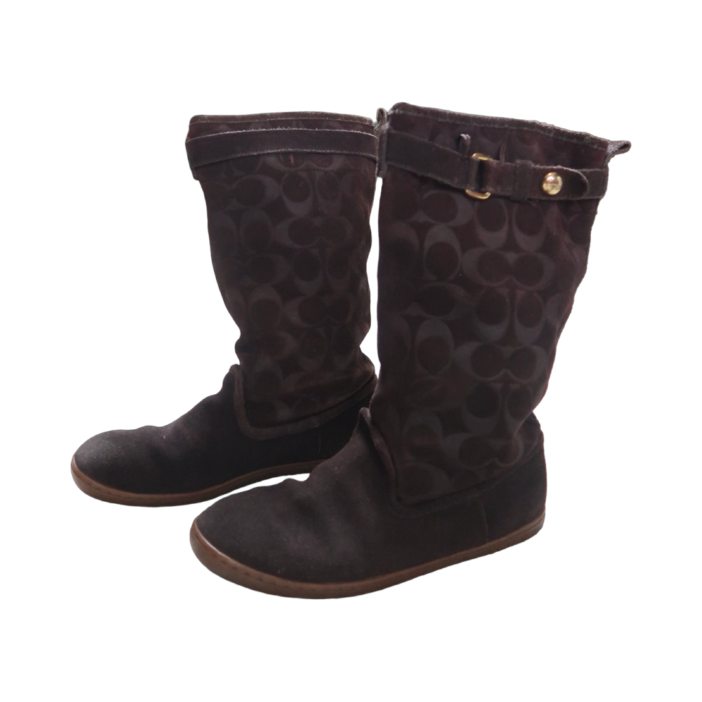 COACH BROWN BOOTS - EU38