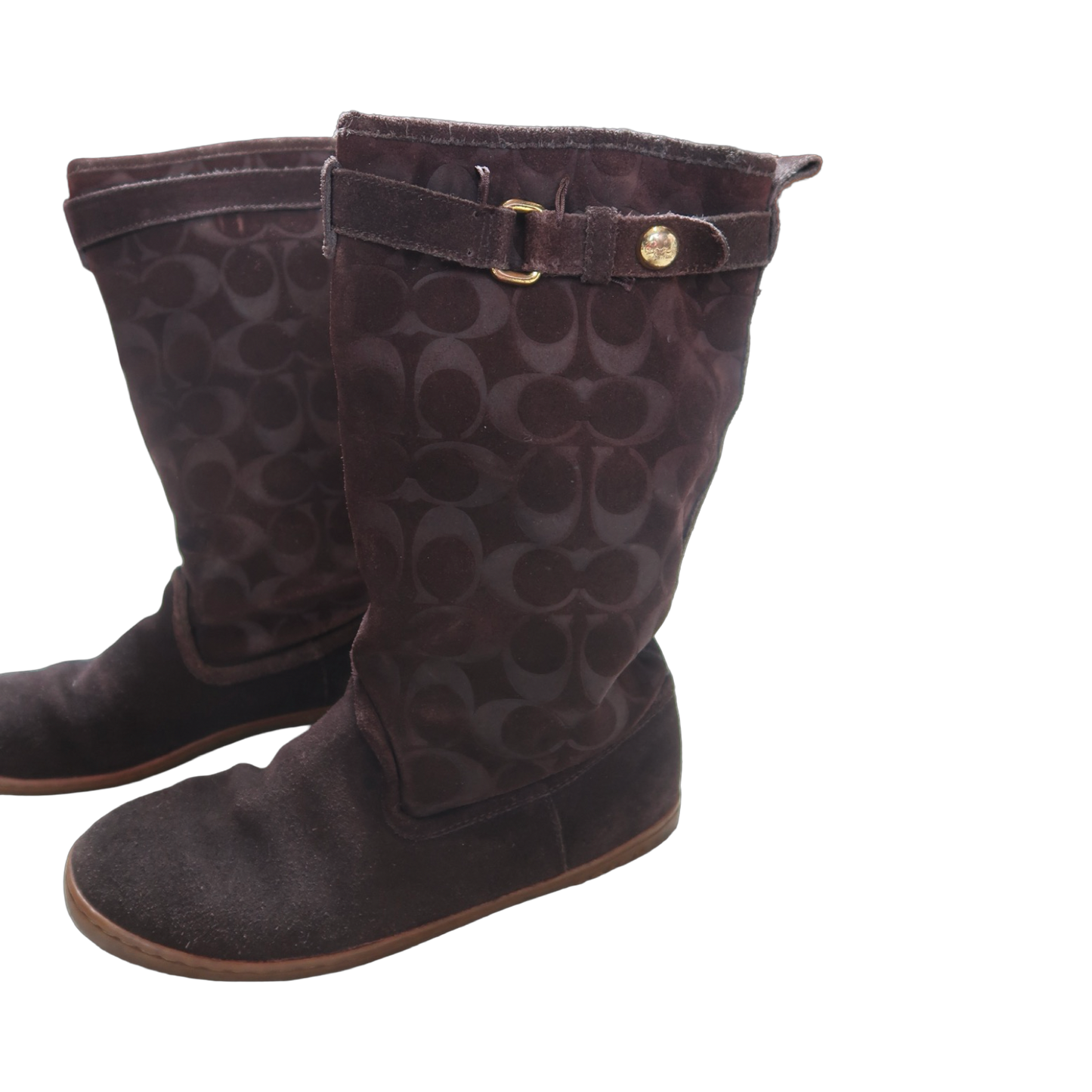 COACH BROWN BOOTS - EU38