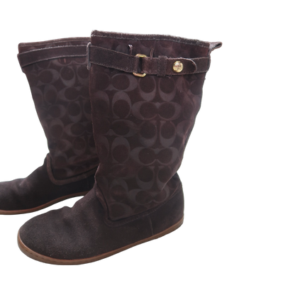 COACH BROWN BOOTS - EU38