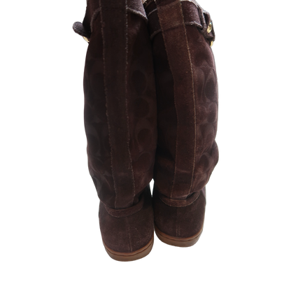 COACH BROWN BOOTS - EU38