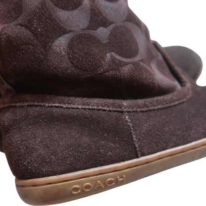COACH BROWN BOOTS - EU38