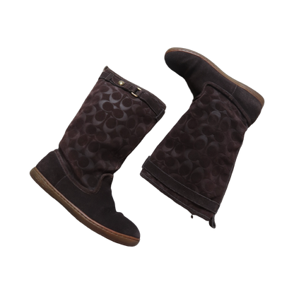 COACH BROWN BOOTS - EU38