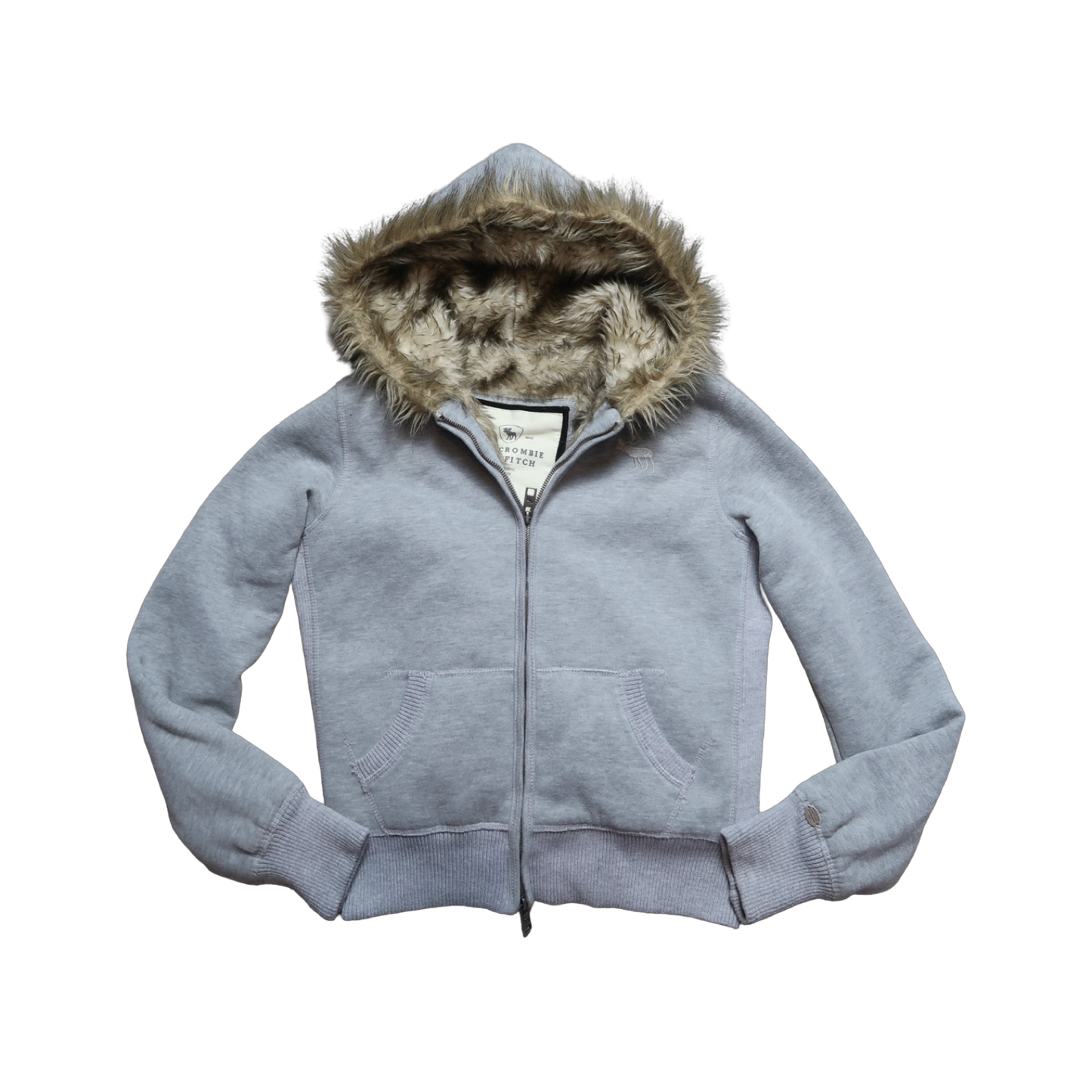 ABERCROMBIE & FITCH FUR JACKET - L