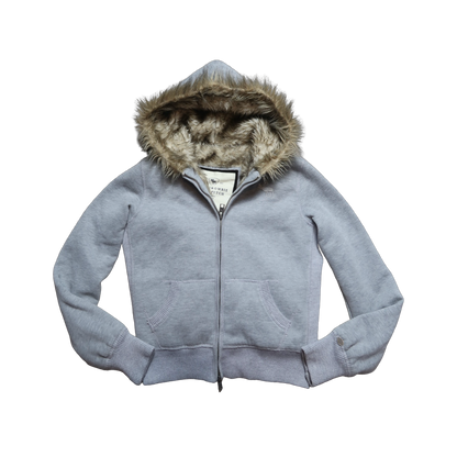 ABERCROMBIE & FITCH FUR JACKET - L