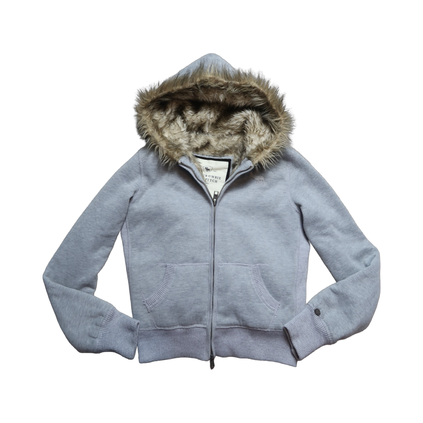 ABERCROMBIE & FITCH FUR JACKET - L