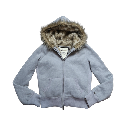 ABERCROMBIE & FITCH FUR JACKET - L