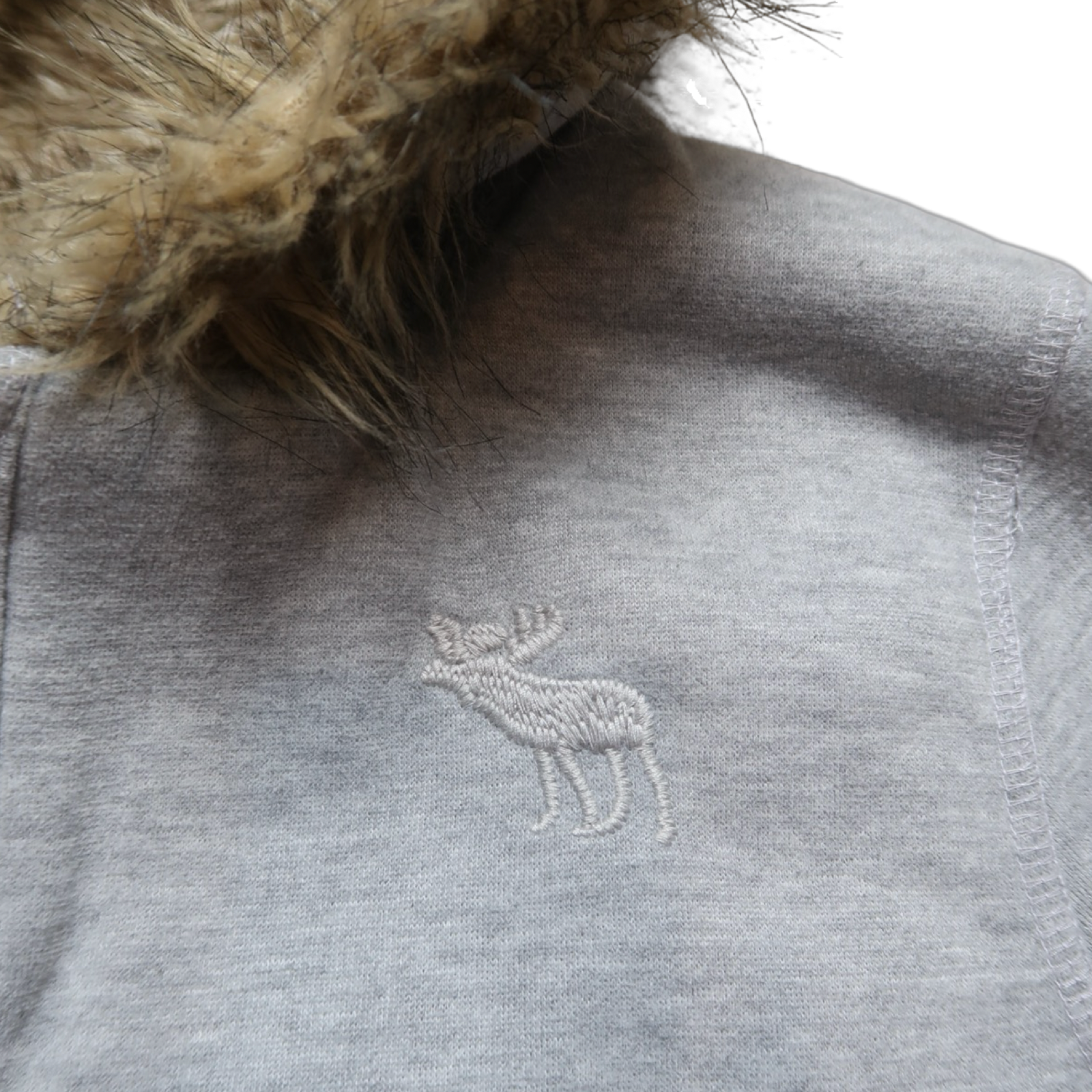 ABERCROMBIE & FITCH FUR JACKET - L