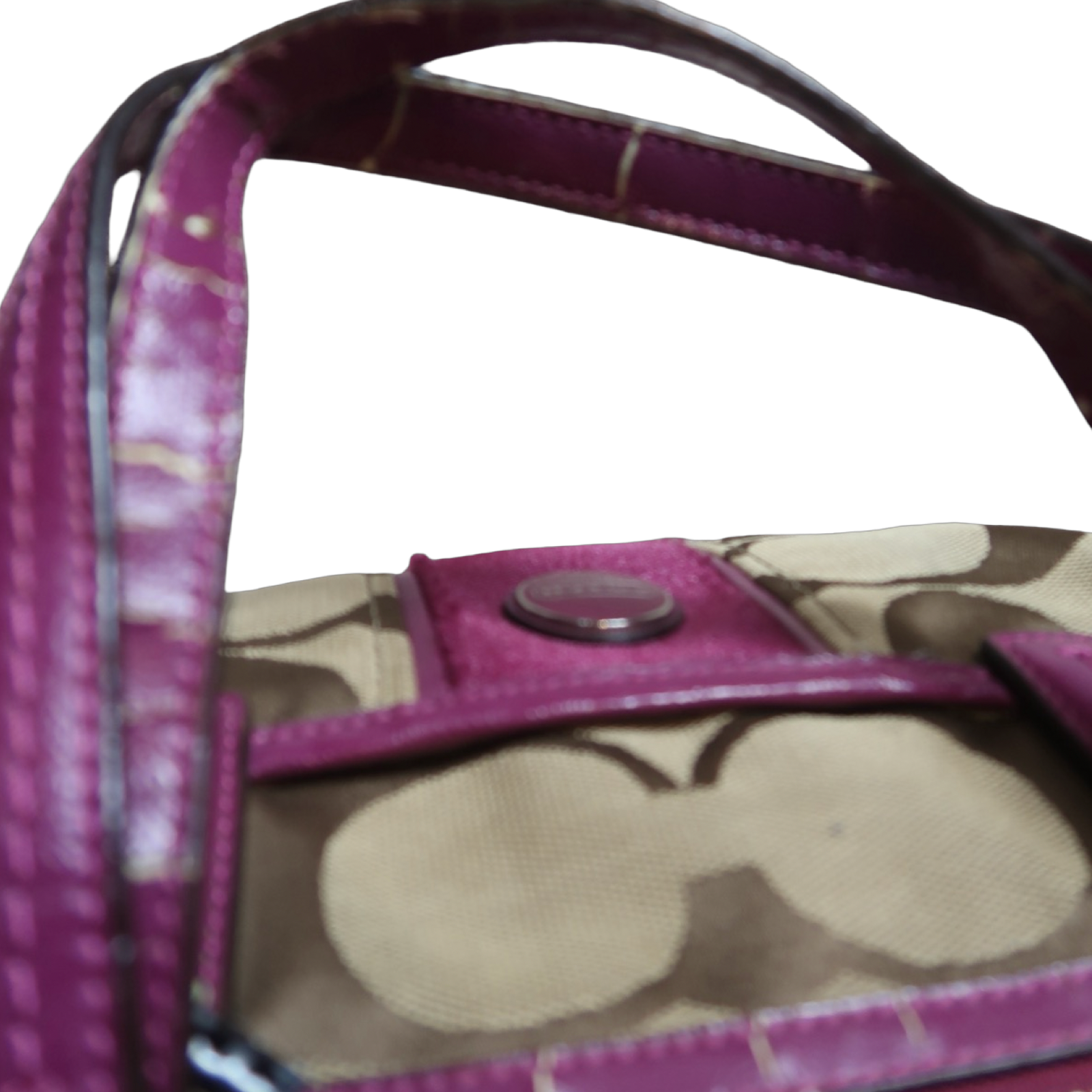 COACH PURPLE BAG - S