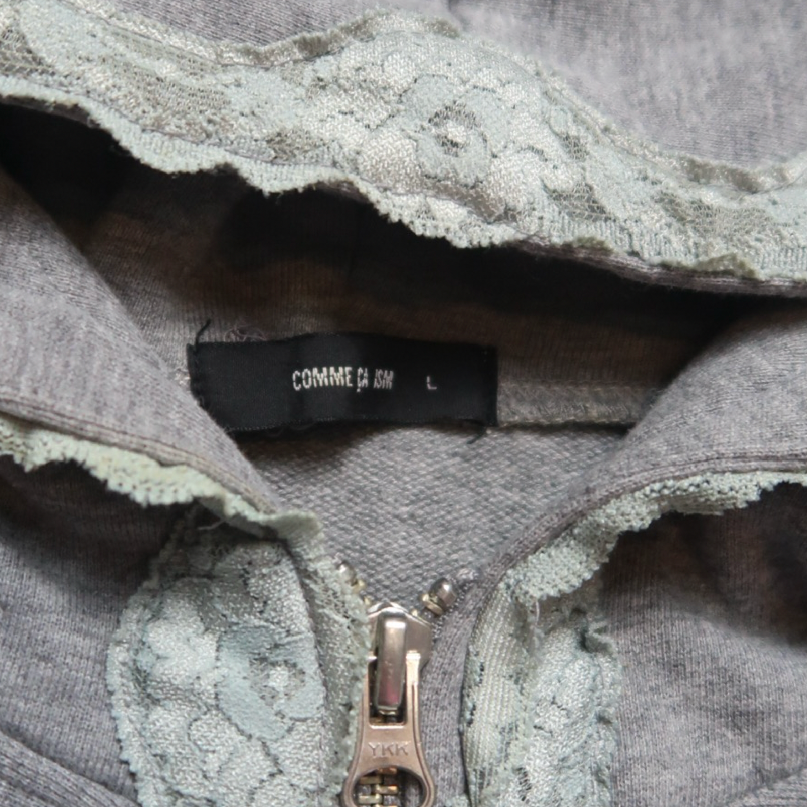 COMME CA CISM LACE HOOD ZIPUP - S